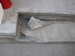 Concrete Stairs- corners start to crumble